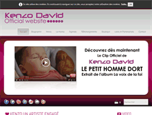 Tablet Screenshot of kenzodavid.com
